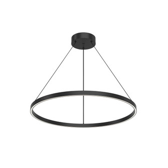 Cerchio 32-in Black LED Pendant (461|PD87732-BK-UNV-010)
