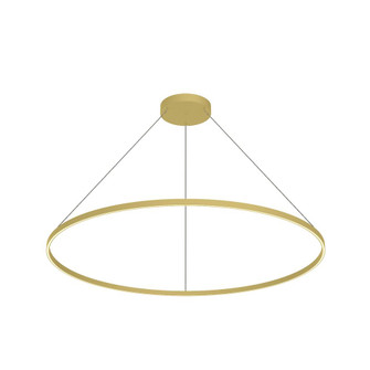 Cerchio 60-in Brushed Gold LED Pendant (461|PD87160-BG-UNV-010)