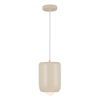 Hayden 7-in Pearl White Dimmable LED Pendant (461|PD68507-PW-UNV)