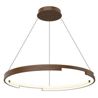 Anello Minor 32-in Walnut LED Pendant (461|PD52732-WT-UNV)