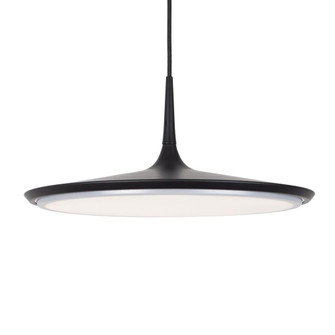 Disc 16-in Black LED Pendant (461|PD46216-BK-UNV)
