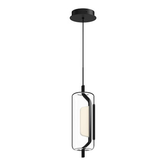 Hilo 5-in Black Dimmable LED Pendant (461|PD28515-BK-UNV)