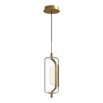 Hilo 5-in Brushed Gold LED Pendant (461|PD28515-BG-UNV)