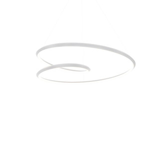 Ampersand 32-in White Dimmable LED Pendant (461|PD22332-WH-UNV)