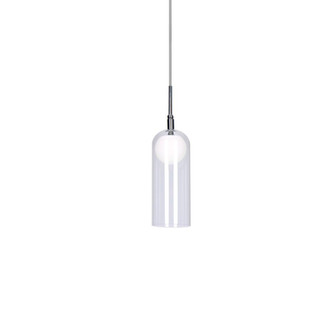 Stylo 4-in Chrome Dimmable LED Pendant (461|PD19804-CH-UNV)
