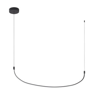 Talis 48-in Black Dimmable LED Linear Pendant (461|LP89048-BK-UNV)
