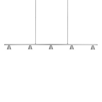 Dune 47-in Brushed Nickel LED Linear Pendant (461|LP19947-BN-UNV)
