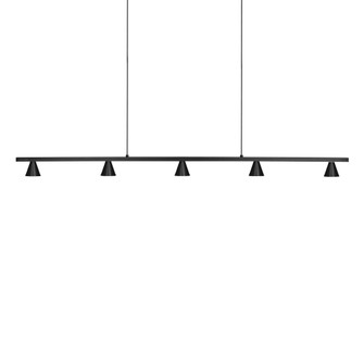Dune 47-in Black Dimmable LED Linear Pendant (461|LP19947-BK-UNV)
