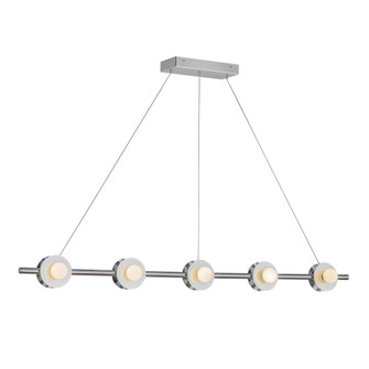 Elixir 48-in Chrome Dimmable LED Linear Pendant (461|LP15548-CH-UNV)