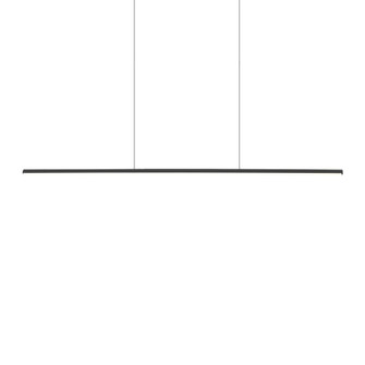Chute 47-in Black Dimmable LED Linear Pendant (461|LP14947-BK-UNV)