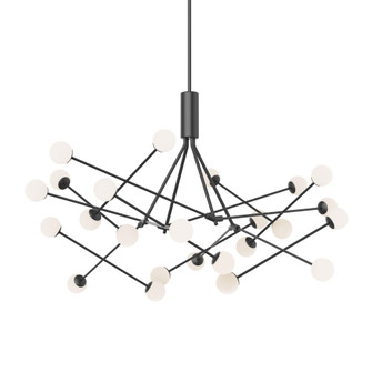 Moto 56-in Black LED Chandeliers (461|CH97358-BK-UNV)