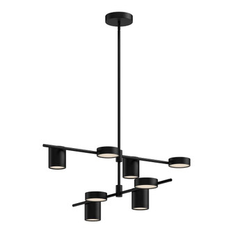 Jayden 40-in Black LED Chandeliers (461|CH96840-BK-UNV)