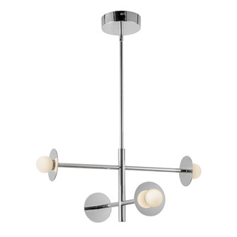 Elixir 22-in Chrome LED Chandelier (461|CH15504-CH-UNV)