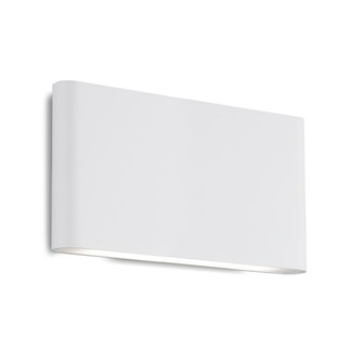 Slate 10-in White dimmable LED All-terior (Indoor/Outdoor) Up or Down Wall Light (461|AT68010-WH-UNV)