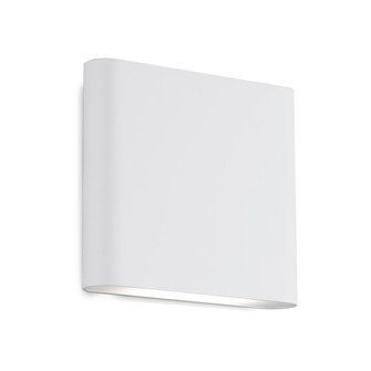 Slate 6-in White LED All terior Wall (461|AT68006-WH-UNV)