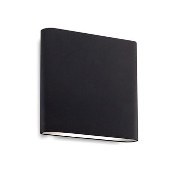Slate 6-in Black LED All terior Wall (461|AT68006-BK-UNV)
