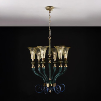 TINTA 6 LIGHT CHANDELIER (1252|043670-044-GLMULTI)