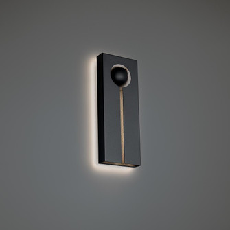 KEYHOLE 16IN OUTDOOR SCONCE 3000K (3612|WS-W20516-BK/BN)