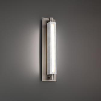 STANCHION 24IN BATH VANITY SCONCE 3000K (3612|WS-72524-WT/BN)