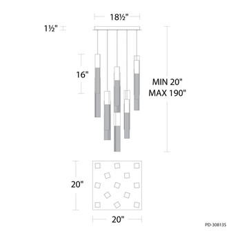 CINEMA 13LT SQMULTI 4CCT 27/30/35/4000K (3612|PD-30813S-AB)