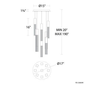 CINEMA 9LT RNDMULTI 4CCT 27/30/35/4000K (3612|PD-30809R-BK)