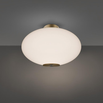 ILLUSION 22IN FLUSH MOUNT 3CCT 2700K (3612|FM-72322-27-BK)