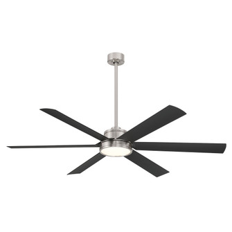 Cairo 65'' LED Smart Indoor/Outdoor Ceiling Fan (39|F897L-BNW/CL)