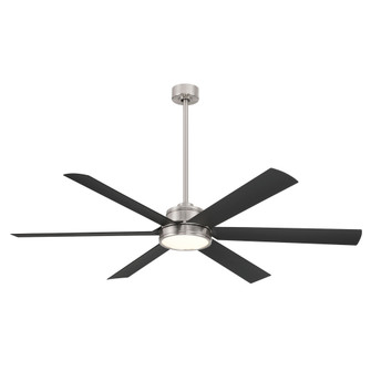 Cairo 65'' LED Smart Indoor/Outdoor Ceiling Fan (39|F897L-BNW/CL)