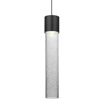 Besa Wanda 12 Pendant, Clear Bubble, Black Finish, 1x3W LED (127|XP-WAND12CL-LED-BK)