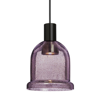 Besa Kiba Pendant, Plum Bubble, Black Finish, 1x3W LED (127|XP-KIBAPL-LED-BK)