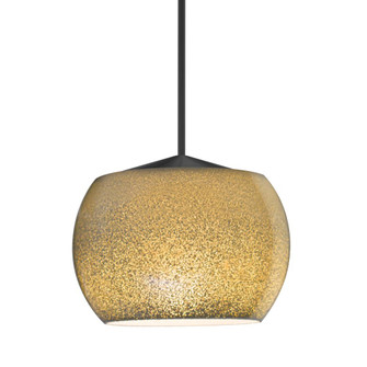 Besa, Keno Cord Pendant, Gold Sand, Black Finish, 1x3W LED (127|XP-KENOGD-LED-BK)