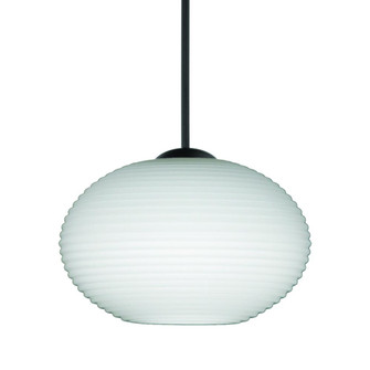 Besa Pendant Lasso, Black Finish, Opal Matte 1x5W LED (127|XP-561207-LED-BK)