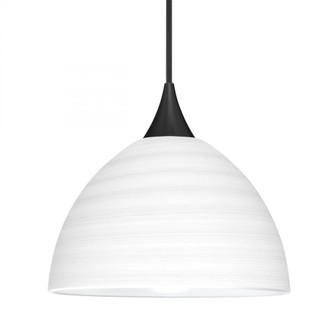 Besa Pendant Brella, Black Finish, Chalk 1x5W LED (127|XP-4679KR-LED-BK)