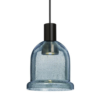 Besa Kiba Pendant For Multiport Canopy, Blue Bubble, Black Finish, 1x3W LED (127|X-KIBABL-LED-BK)