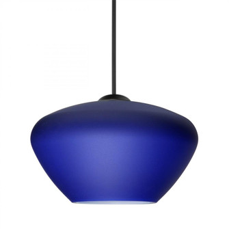 Besa Pendant For Multiport Canopy Peri, Black Finish, Blue Matte 1x5W LED (127|X-541087-LED-BK)