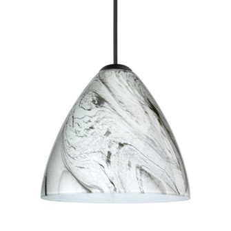 Besa Pendant For Multport Canopy Mia, Black Finish, Marble Grigio 1x50W MAX GY6.35 Base (127|X-1779MG-BK)