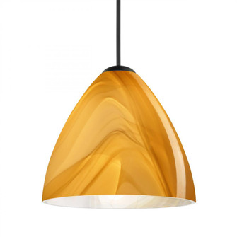 Besa Pendant For Multport Canopy Mia, Black Finish, Honey 1x5W LED (127|X-1779HN-LED-BK)