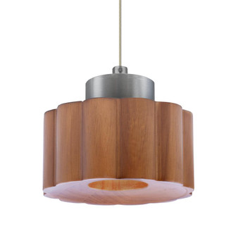 Besa, Kao Cord Pendant, Medium, Satin Nickel Finish, 1x3W LED (127|RXP-KAOMD-LED-SN)