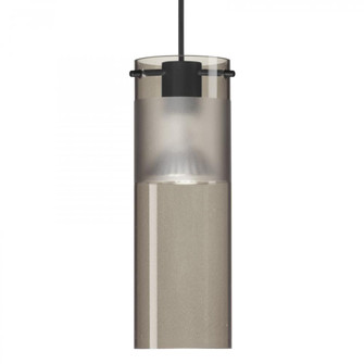 Besa Scope 7, Pendant Rxp Smoke/Frost Black Finish, 1x5W LED MR16 (127|RXP-6527ES-LED-BK)