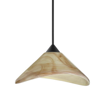 Besa Pendant Hoppi, Black Finish, Mocha 1x50W MAX GY6.35 Base (127|RXP-191383-BK)