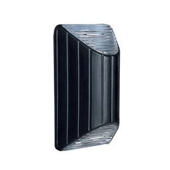 Besa Pulse Sconce, Black/Clear Glass, 1x75W Medium base (127|PULSE-BK)