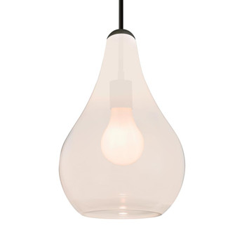 Besa, Leon Cord Pendant for Multiport Canopy, Milky White, Black Finish, 1x60W Medium base (127|J-LEONMW-BK)