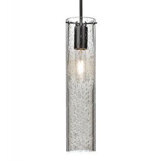 Besa, Juni 16 Pendant For Multiport Canopy, Clear Bubble, Black, 1x4W LED Filament (127|J-JUNI16CL-EDIL-BK)