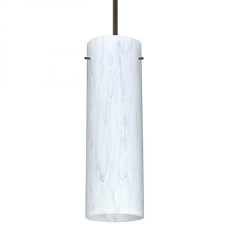 Besa Stilo 9 LED Pendant For Multiport Canopy Carrera Bronze 1x9W LED (127|J-493019-LED-BR)