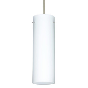Besa Stilo 9 Pendant For Multiport Canopy Satin Nickel Opal Matte 1x100W Medium base (127|J-493007-SN)