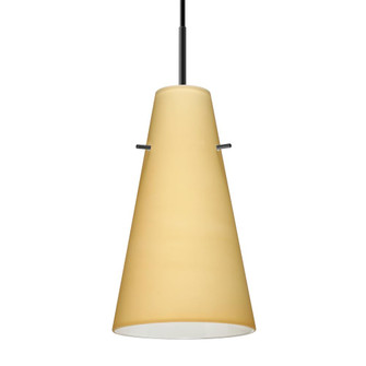 Besa Cierro LED Pendant For Multiport Canopy J Vanilla Matte Black 1x9W LED (127|J-4124VM-LED-BK)