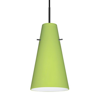 Besa Cierro Pendant For Multiport Canopy Black Chartreuse 1x100W Medium Base (127|J-412435-BK)