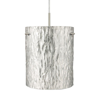 Besa Tamburo 8 Pendant for Multiport Canopy Stone Silver Foil Satin Nickel 1x11W LED (127|J-4006SS-LED-SN)