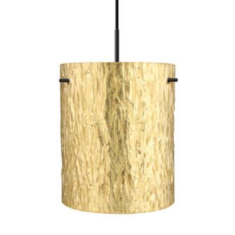Besa Tamburo 8 Pendant for Multiport Canopy Stone Gold Foil Black 1x11W LED (127|J-4006GS-LED-BK)