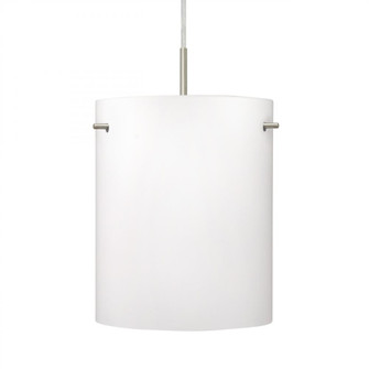Besa Tamburo 8 Pendant for Multiport Canopy Opal Matte Satin Nickel 1x11W LED (127|J-400607-LED-SN)